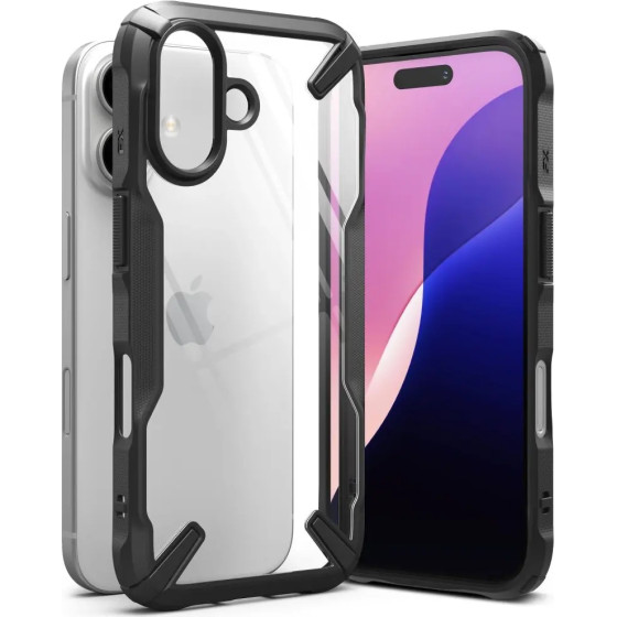 Ringke Fusion X iPhone 16 Case - Black - (25862-0)