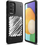 Ringke Onyx Design Durable TPU Case Cover for Samsung Galaxy A72 4G black (Paint) - (OXSG0047)
