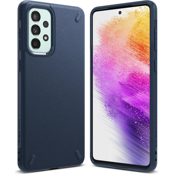 Ringke Onyx durable cover for Samsung Galaxy A73 navy blue - (RINGKE SAMSUNG Galaxy A73 ONYX NAVY)