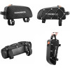 Rockbros 039BK bicycle frame bag 1 l with braid - black - (Rockbros-039BK)