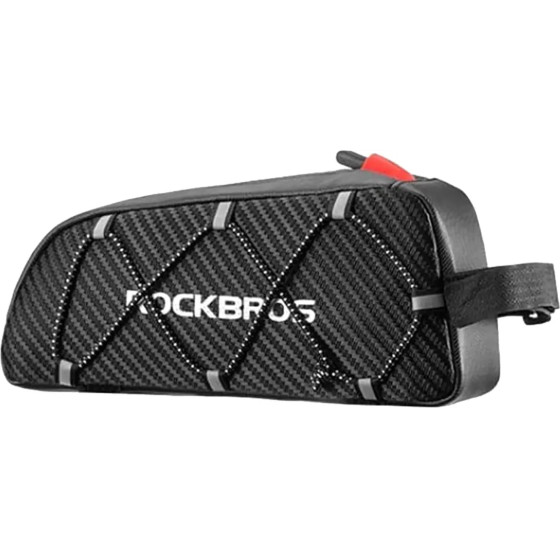 Rockbros 039BK bicycle frame bag 1 l with braid - black - (Rockbros-039BK)