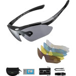 Rockbros 10003 polarized cycling glasses - black - (Rockbros-10003)