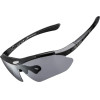 Rockbros 10003 polarized cycling glasses - black - (Rockbros-10003)