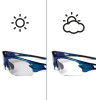 Rockbros 10069 photochromic UV400 cycling glasses - blue - (Rockbros-10069)