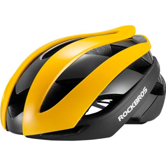 Rockbros 10110004006 bicycle helmet, size M - yellow and black - (Rockbros-10110004006)