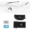 Rockbros 10172 photochromic UV400 cycling glasses - white - (Rockbros-10172)