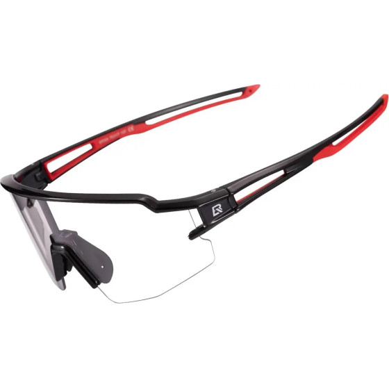 Rockbros 10173 photochromic UV400 cycling glasses - black and red - (Rockbros-10173)