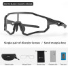 Rockbros 10181 photochromic UV400 cycling glasses - black - (Rockbros-10181)