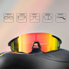 Rockbros 10182 polarizing cycling glasses - red - (Rockbros-10182)
