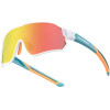 Rockbros 14110009003 polarized cycling glasses for children 8-14 years old - green and white - (Rockbros-14110009003)