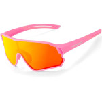 Rockbros 14110009004 polarized cycling glasses for children 8-14 years old - pink - (Rockbros-14110009004)