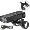 Rockbros 24310002001 bicycle light 850 lm with powerbank function + USB-C - USB-A cable - black - (Rockbros-24310002001)