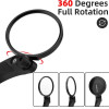 Rockbros 26210001003 rear-view left bicycle mirror - black - (Rockbros-26210001003)