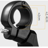 Rockbros 26210001003 rear-view left bicycle mirror - black - (Rockbros-26210001003)