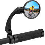 Rockbros 26210001004 bicycle mirror, right, rear - black - (Rockbros-26210001004)