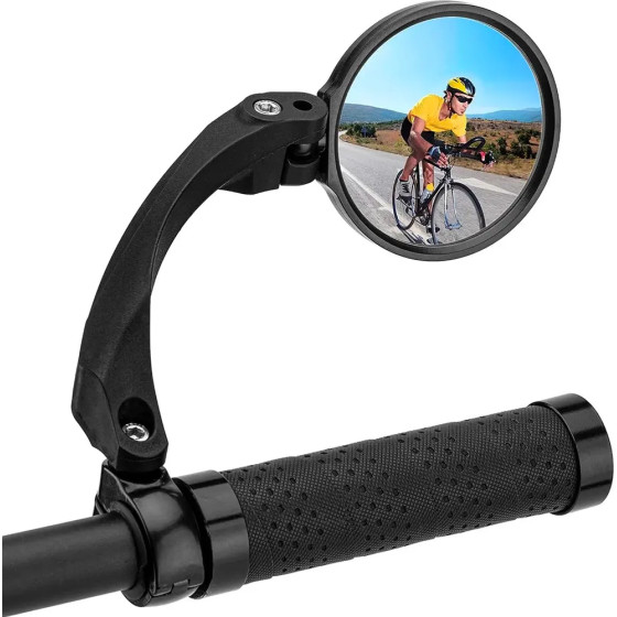 Rockbros 26210001004 bicycle mirror, right, rear - black - (Rockbros-26210001004)