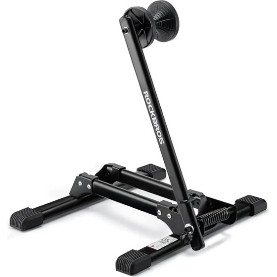 Rockbros 27210001001 Folding Bicycle Stand - Black - (Rockbros-27210001002)