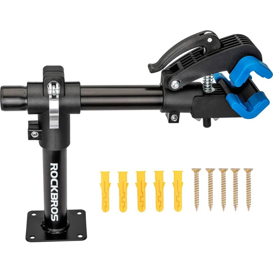 Rockbros 27210002001 Service Stand with Quick Releases for Bicycles - Black - (Rockbros-27210002001)