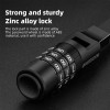 Rockbros 3240001001 bicycle lock for 0.5 m combination - black - (Rockbros-3240001001)