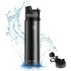 Rockbros 35210029002 bicycle thermal bottle for drinks 620 ml - black - (Rockbros-35210029002)