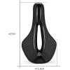 Rockbros 38210005001 foam MTB bicycle saddle - black - (Rockbros-38210005001)