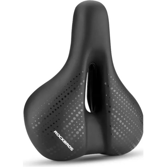 Rockbros 38218916001 MTB bicycle saddle - black - (Rockbros-38218916001)