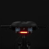 Rockbros 38218916002 MTB bicycle saddle + lamp - black - (Rockbros-38218916002)