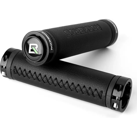 Rockbros 40210003001 microfiber bicycle handlebar grips - black - (Rockbros-40210003001)