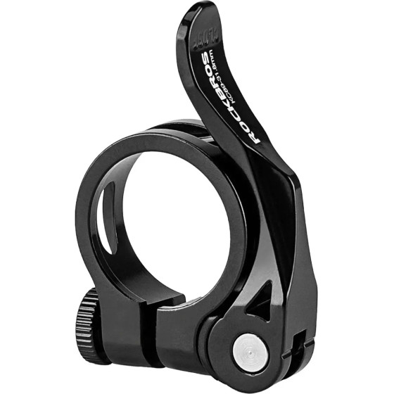 Rockbros 41210092001 bicycle seat clamp with quick release - black - (Rockbros-41210092001)