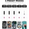 Rockbros 42720001001 Electric Bike Pump with LED Display + USB-C - USB-A Cable - Black - (Rockbros-42720001001)