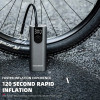Rockbros 42720001001 Electric Bike Pump with LED Display + USB-C - USB-A Cable - Black - (Rockbros-42720001001)