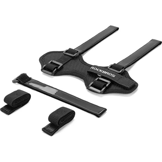 Rockbros 50210064001 bicycle strap with Velcro for Bluetooth speaker or water bottle - black - (Rockbros-50210064001)