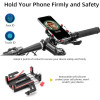 Rockbros 699-BK Aluminum Alloy Bicycle Phone Holder - Black - (Rockbros-699-BK)