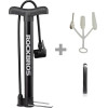 Rockbros A320 floor bicycle pump - black - (Rockbros-A320)