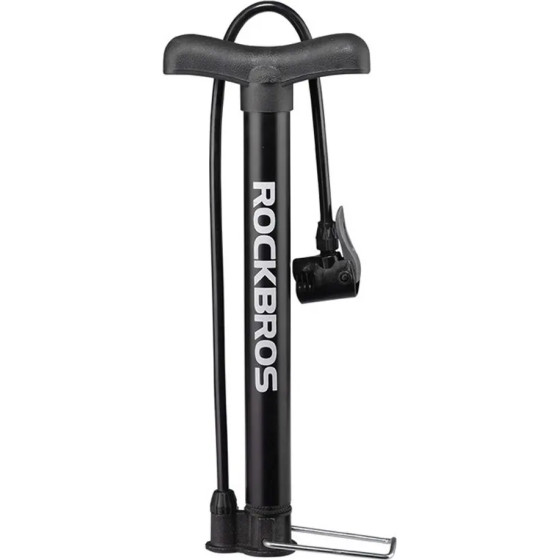 Rockbros A320 floor bicycle pump - black - (Rockbros-A320)