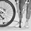 Rockbros A320 floor bicycle pump - black - (Rockbros-A320)