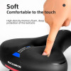 Rockbros AQ-6090B bicycle saddle - black and blue - (Rockbros-AQ-6090B)