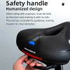 Rockbros AQ-6090B bicycle saddle - black and blue - (Rockbros-AQ-6090B)