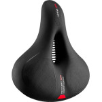 Rockbros AQ-6090R bicycle saddle - black and red - (Rockbros-AQ-6090R)