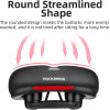 Rockbros AQ-6090R bicycle saddle - black and red - (Rockbros-AQ-6090R)