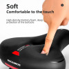 Rockbros AQ-6090R bicycle saddle - black and red - (Rockbros-AQ-6090R)