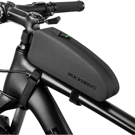 Rockbros AS-019-1 bicycle frame bag waterproof 1.6 l - black - (Rockbros-AS-019-1)