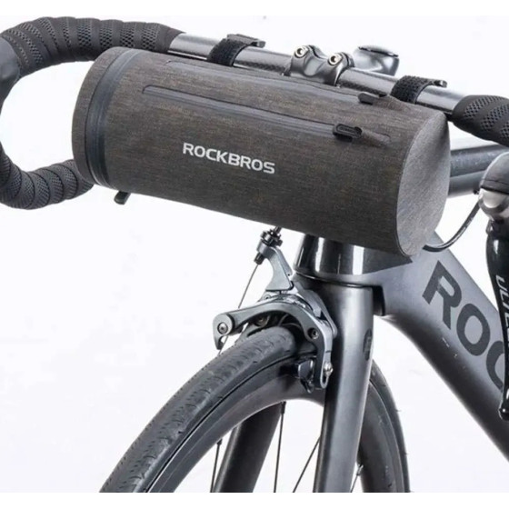 Rockbros AS-051 waterproof handlebar bag - black - (Rockbros-AS-051)