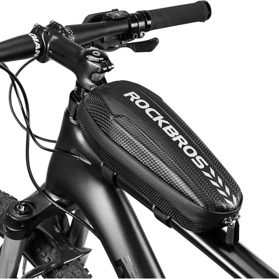 Rockbros B60 waterproof bicycle bag for frame - black - (Rockbros-B60)
