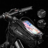 Rockbros B68-1 armored bicycle bag with phone pocket 1.7l - black - (Rockbros-B68-1)