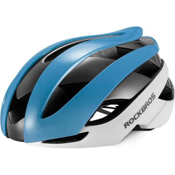 Rockbros bicycle helmet 10110004004 size M - blue and white - (Rockbros-10110004004)