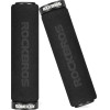 Rockbros BT1001BKBK sponge bicycle handlebar grips - black - (Rockbros-BT1001BKBK)
