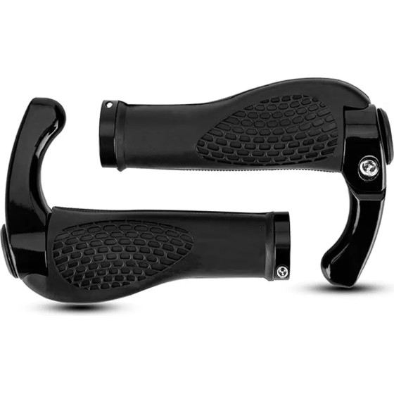 Rockbros BT1007B Bicycle Holder Set with Horns - Black - (Rockbros-BT1007B)