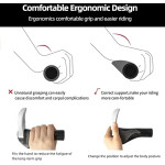 Rockbros BT1007W Bicycle Holder Set with Horns - White - (Rockbros-BT1007W)