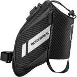 Rockbros C32BK saddle bag 1.5 l with water bottle pocket - black - (Rockbros-C32BK)